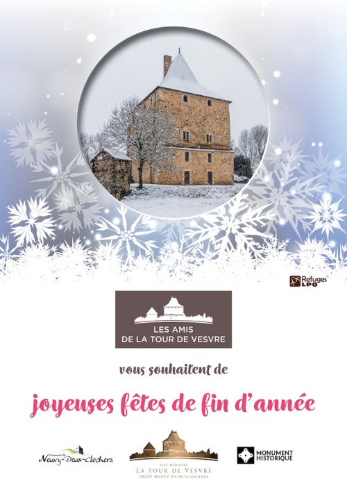 Les Amis de la Tour de Vesvre vous souhaitent de très joyeuses fêtes