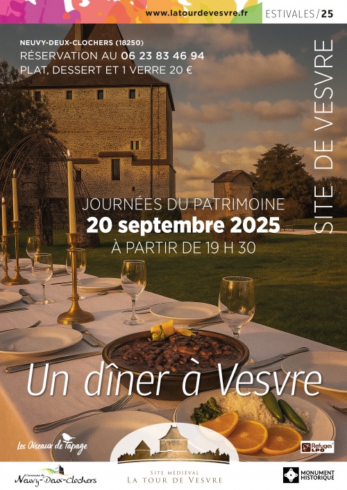 JEP : dîner à Vesvre avec Les Oiseaux de Tapage