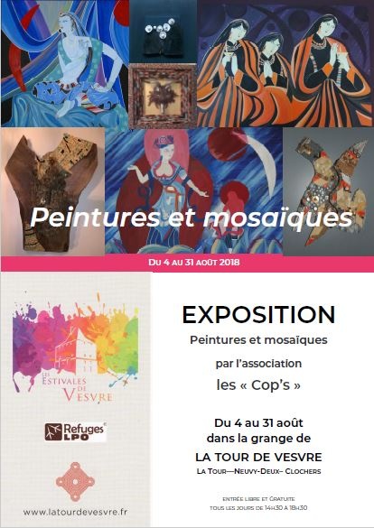 Exposition de peintures et mosaiques