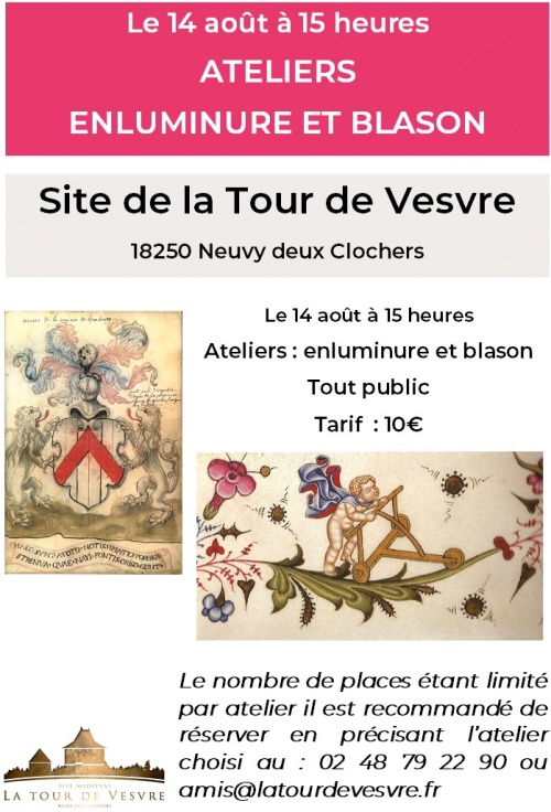 Ateliers Blason et enluminure