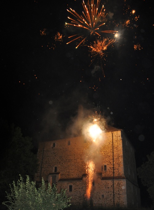 Repas champêtre et feu d&#039;artifice