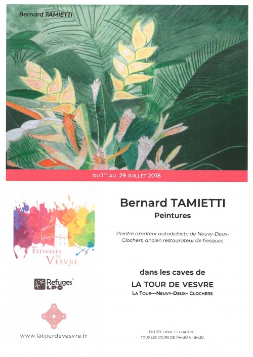 Exposition de peintures de Bernard Tamietti
