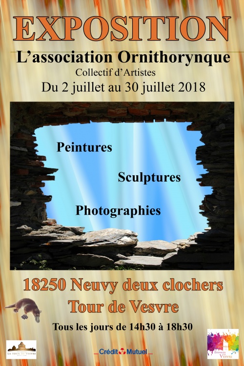 Exposition de peintures, sculptures et photographies