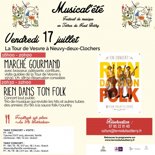 MUSICAL'ETE - Marché + concert
