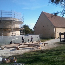 La restauration du colombier